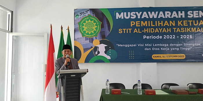 Musyawarah senat pemilihan ketua STIT Al-Hidayah Tasikmalaya